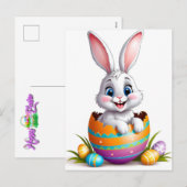 Osterhase Feiertagspostkarte (Vorne/Hinten)