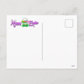 Osterhase Feiertagspostkarte (Rückseite)