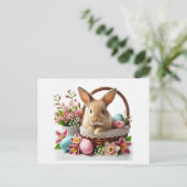 Osterhase Feiertagspostkarte (Stehend Vorderseite)
