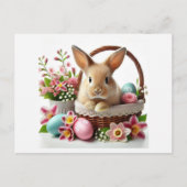 Osterhase Feiertagspostkarte (Vorderseite)