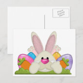 Osterhase Feiertagspostkarte (Vorne/Hinten)