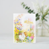 Osterhase Feiertagspostkarte (Stehend Vorderseite)