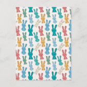 Osterhase Feiertagspostkarte (Vorderseite)