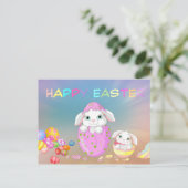 Osterhase Feiertagspostkarte (Stehend Vorderseite)