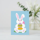 Osterhase Feiertagspostkarte (Stehend Vorderseite)