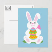 Osterhase Feiertagspostkarte (Vorne/Hinten)