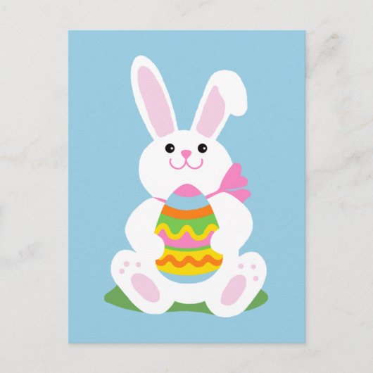 Osterhase Feiertagspostkarte (Vorderseite)