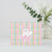 Osterhase Feiertagspostkarte (Stehend Vorderseite)