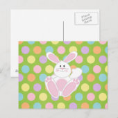 Osterhase Feiertagspostkarte (Vorne/Hinten)