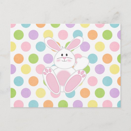 Osterhase Feiertagspostkarte (Vorderseite)