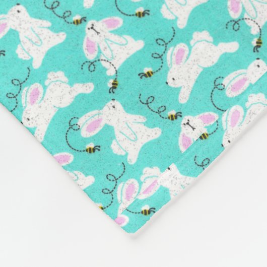 Osterhase Fleece Blanket für Rollstuhl (Ecke)