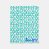 Osterhase Fleece Blanket für Rollstuhl (Vorderseite)