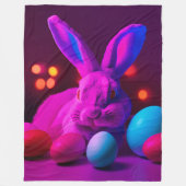 Osterhase Fleecedecke (Vorderseite)