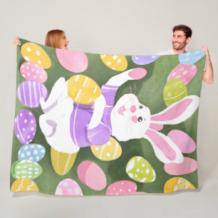 Osterhase Fleecedecke