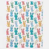 Osterhase Fleecedecke (Vorderseite)