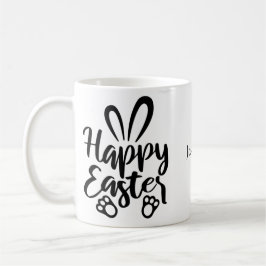 Osterhase Foto Schwarz-Weiß-Tasse anpassen Kaffeetasse