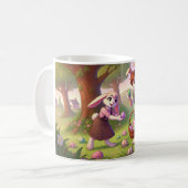 Osterhase & Freunde - Frühjahrsfest Kaffeetasse (Vorderseite Links)