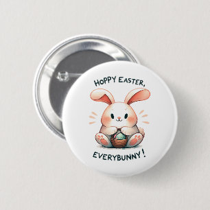 Osterhase Frohe Ostern, alle Hasen! Button