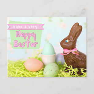 Osterhase Frohe Ostern Postkarte