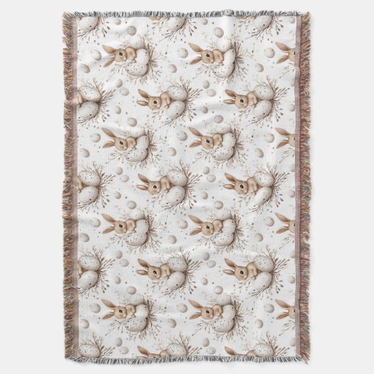 Osterhase Frühjahr Decke (Vorderseite Vertikal)