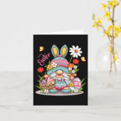 Osterhase Frühling Gnom Ostern Karte (Gelbe Blume)