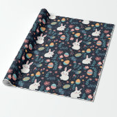 Osterhase Frühling Muster Geschenkpapier (Ungerollt)