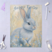 Osterhase Frühling Seidenpapier (Basteln)