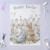 Osterhase Frühling Seidenpapier (Basteln)