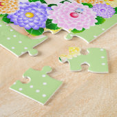 Osterhase Frühlingsblumen Puzzle (Seite)