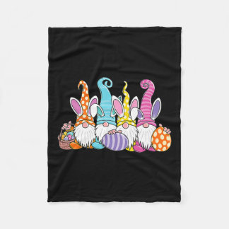 Osterhase Frühlingsbrunnen Ostereier Jagen und B Fleecedecke