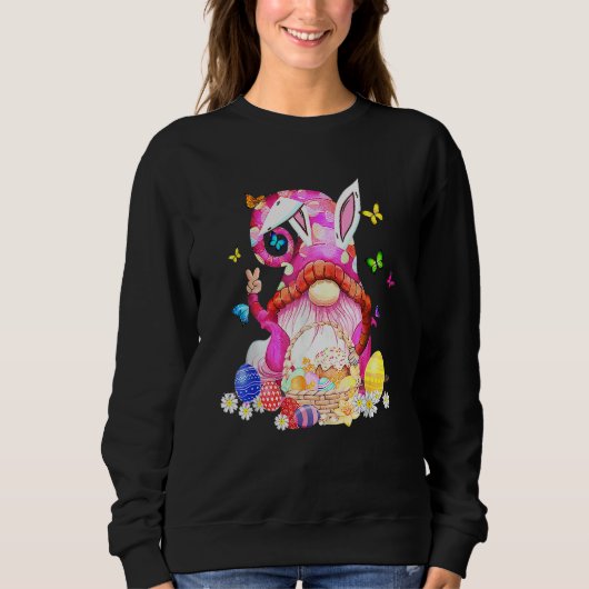 Osterhase Frühlingsbrunnen Ostereier Jagen und B Sweatshirt (Vorderseite)