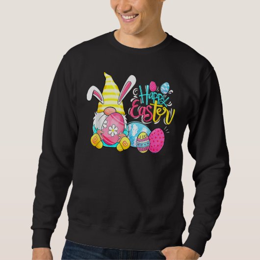 Osterhase Frühlingsbrunnen Ostereier Jagen und B Sweatshirt (Vorderseite)