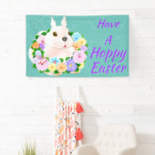 Osterhase Frühlingsgarten Banner (Insitu)