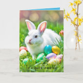 Osterhase für Großkind Karte (Gelbe Blume)