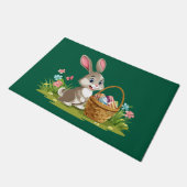 Osterhase Fußmatte (Schrägansicht)