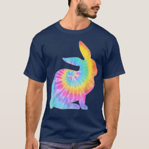 Osterhase Gefärbte Krawatte Retro Ei Hunt T-Shirt