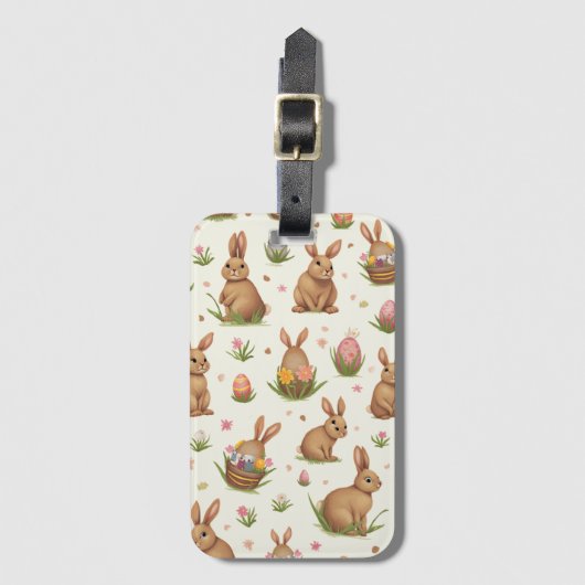 Osterhase Gepäckanhänger (Vorderseite Vertikal)
