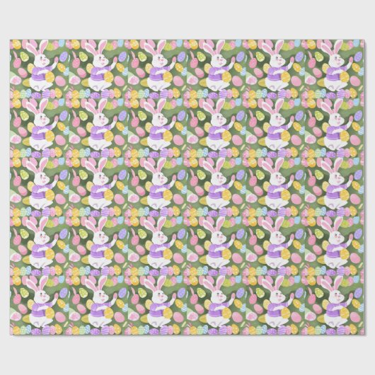 Osterhase Geschenkpapier (Flach)