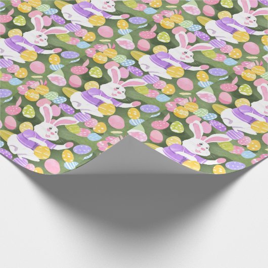 Osterhase Geschenkpapier (Ecke)