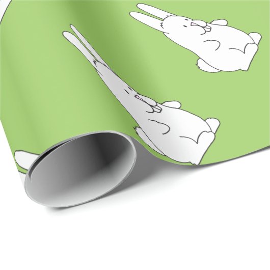 Osterhase Geschenkpapier (Rolleneckpunkt)