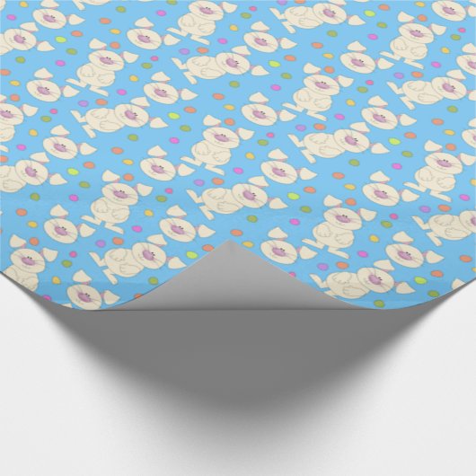 Osterhase Geschenkpapier (Ecke)