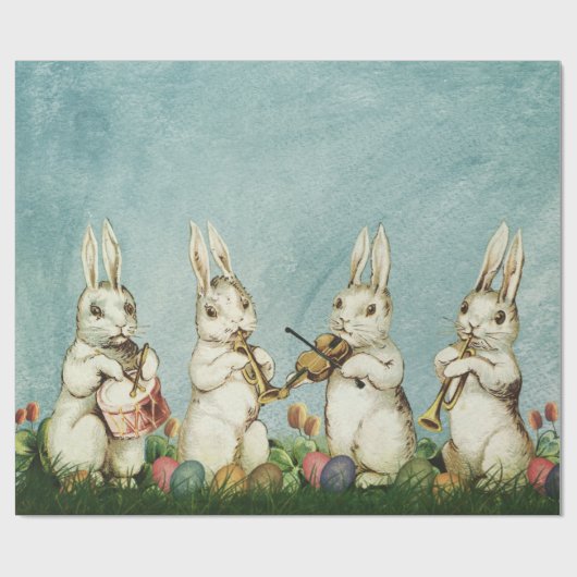 Osterhase Geschenkpapier (Flach)