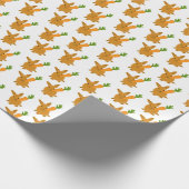 Osterhase Geschenkpapier (Ecke)
