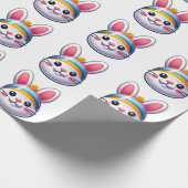 Osterhase Geschenkpapier (Ecke)