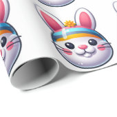 Osterhase Geschenkpapier (Rolleneckpunkt)