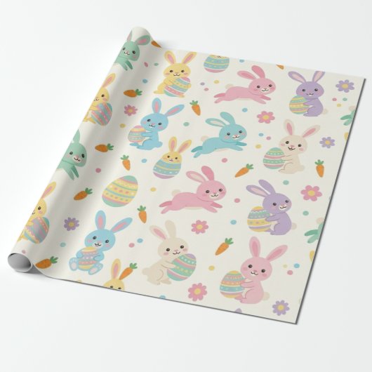 Osterhase Geschenkpapier (Ungerollt)