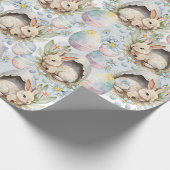 Osterhase geschenkpapier (Ecke)