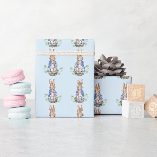 Osterhase Geschenkpapier (Babyparty)