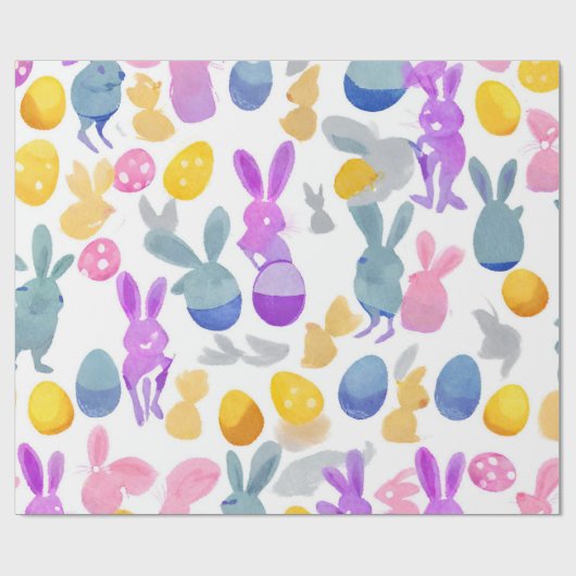 Osterhase Geschenkpapier (Flach)