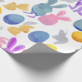 Osterhase Geschenkpapier (Ecke)